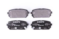 HELLA 8DB 355 012-971 Conjunto de pastilhas de travão - T1661