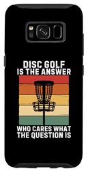 Carcasa para Galaxy S8 Retro Disc Golf es la respuesta a quién le importa cuál es la pregunta