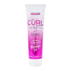 The Curl Company Sulphate-Free Shampoo (250 ml) - Gentle to Curls and Scalp, Perfect for Curls, Kinks, Coils and Waves Professionally formulated with Curplex & Nourishing Moringa Oil.