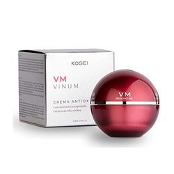 Kosei - VM Vinum - Crema Trattamento Anti-età Antiossidante - 50 ml - Per Tutti i Tipi di Pelle - Agisce contro i Radicali Liberi e Agenti Esterni - Senza Grasso - Senza Coloranti - Vegano