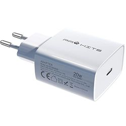 PAWHITS Chargeur USB C 20W PD 3.0 Adaptateur Secteur USB C Rapide Compatible avec iPhone 13/13 Pro/13 Mini/ 12/12 Pro/ 12 Pro Max/ 12 Mini/ 11 Pro/ 11 Pro Max/XR/X/XS/8 Plus/iPad/Airpods