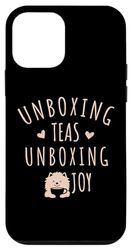 Carcasa para iPhone 12 mini Unboxing Teas, Unboxing Joy Hot Drinks Taza de té de la