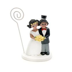 mopec Z930 Fotohouder Bruidspaar met hoed en boeket met bloemen geel met 2 bonbons, 6-pack