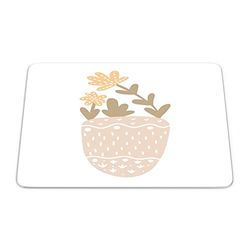 Bonamaison, Rectangle Pop Art Digital Printed Mouse Pad, Non-Slip Base, for Office and Home, Size: 22 x 18 cm