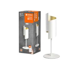 LEDVANCE SMART+ DECOR Twist lampada da tavolo WiFi, bianca, 12W, 840lm, luce bianca regolabile 3000-6500K, DIM, luce verso l'alto e il basso, controllabile tramite app, compatibile con Amazon, Google