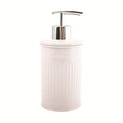 MSV Distributeur de Savon Acier Habana Blanc