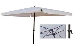 Garden Friend o850005, Parasol 3 x 3 x 2,7 m, Blanc