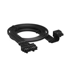 Corsair Type 4 PSU 90° 12V-2x6 Câble d'Alimentation GPU - Pour les Cartes Graphiques NVIDIA GeForce RTX, Connexion Facile, Ultra-Flexible, Protection Thermique - Style B