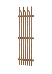 Robas Lund, Wandgarderobe/-paneel BANTRY, massief eiken, natuurlijk geolied, 3 grote haken, 6 haken, B/H/D: 40/135/11 cm