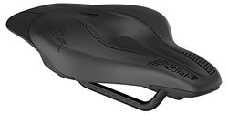 SQlab unisex – vuxna 613 Ergowave R Carbon Triathlon cykelsadel, svart, 13 cm