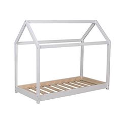 PANDA Lit Cabane 70x140cm, blanc