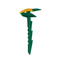 Legami - Set of 4 Peg Peg Beach Towel, Pineapple Shape, 3.8 x 16 cm, Plastic, for Planting in Sand or Soft Soils, Prevent the Towel from Flying Away, Resistant