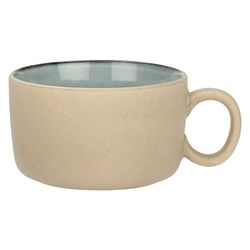 Rose&Tulipani - Tazza Colazione Ceruleo in gres, capacità 450 ml, collezione Arpeggio