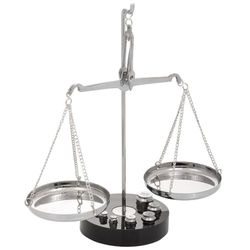 Balanza De Metal Y Base De Acrílico Plata