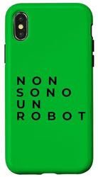Non sono un robot. Identità umana certificata Custodia per iPhone X/XS