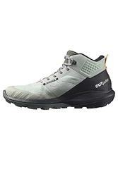 SALOMON Outpulse Mid GTX, Scarpe per Arrampicata Uomo, Ferro Battuto Nero Arancione Vivace, 47 1/3 EU