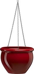 Poetic 508684 Vaso suspenso para plantas, cor rubi, 26 x 19 cm