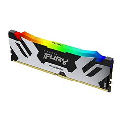 Kingston FURY Renegade DDR5 RGB Argento/Nero XMP 24GB 8800MT/s CL42 CUDIMM Memoria Gaming per Computer Modulo Singolo - KF588CU42RSA-24