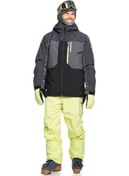 Quiksilver Dawson JK Giacca, Nero, S Uomo