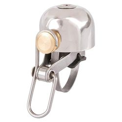 M-Wave Unisex – vuxen miniklocka Bella C-Yell koppar, Ø 30 mm (1 styck), silver, Ø 30 mm