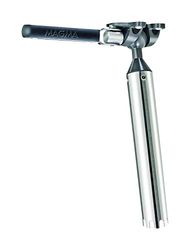 Magma Unisex Rock N Roll LeveLock All-Angle Verstelbare Fish Rod Houder Mount - Zilver