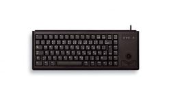 CHERRY G84-4400, Compact Keyboard with Trackball, UK-Layout (QWERTY), Wired (USB-Connection), 2 Mouse Keys, Mechanical CHERRY ML Switches, Black