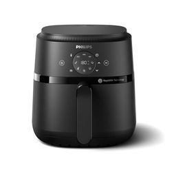Philips Airfryer Serie 2000 - Friggitrice ad Aria da 4.2L, 1500W, Tecnologia RapidAir, Touchscreen Digitale, 13 Modalità, 9 Funzioni Preimpostate, Fino al 90% di Grassi in Meno, Nero (NA229/00)