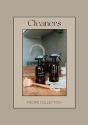 Cleaners: Blank Recipe Book Custom Collection