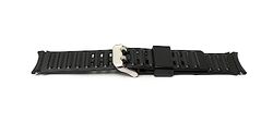 System-S Cinturino 20mm in TPU per Samsung Galaxy Watch 5 4 Smartwatch in nero, Nero, Eine Grösse
