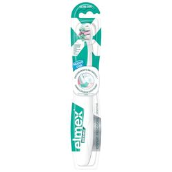 elmex spazzolino manuale Expert Precision Sensitive|Ultra soft| Denti sensibili | Pulizia profonda e delicata |Migliore distribuzione della pressione nelle aree sensibili |pulisce in profondità