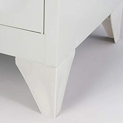 BISLEY Lot de 4 Pieds en polypropylène pour Porte-Manteau Monobloc Non laqué 28 x 28 x 26 cm