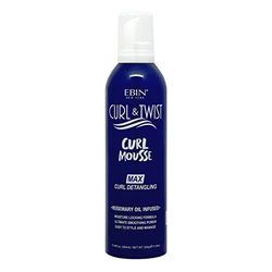 Ebin - Curl & Twist Curl Mousse Max Curl Detangling Rosemary Oil Infused - 354ml