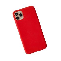 Febliss Beschermhoes voor iPhone 12 Pro Max, compatibel met iPhone 12 Pro Max, beschermhoes van siliconengel met rondom bescherming, schokbestendig, krasbestendig, 6,7 inch, Chinees rood