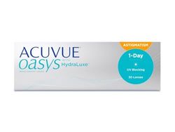 ACUVUE OASYS 1-Day per astigmatismo; Lenti a contatto giornaliere; visione chiara e stabile per tutto il giorno,comfort elevato;+1.75 diottrie; Cilindro -1.75 ; Asse 70 ; BC 8.5; DIA 14.30; 30 lenti