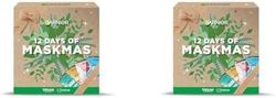 Garnier Face & Eye Mask Gift Set, 12 Vegan Sheet Masks with Vitamin C, Hyaluronic Acid, Lavender, Pomegranate, & Green Tea, Approved by Cruelty Free International, Vegan (Pack of 2)