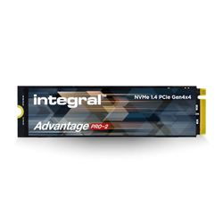 Integral 2TB Advantage Pro-2 M.2 2280 PCIe Gen4 X4 NVMe 1.4 Interna SSD - hasta 7300 MB/s de Lectura y 6400 MB/s de Escritura - Juegos, edición de vídeo y fotografías, diseño, renderizado 3D y más