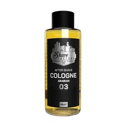 The Shave Factory Aftershave Cologne for Men – Arabian 500ml Glass Bottle – Bold, Invigorating, Warm Fragrance – Long Lasting Citrus & Amber Scent – ​​Soothes Irritation, Refreshes Skin