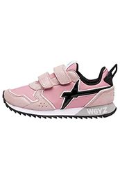 w6yz Jet VL-J. Sneakers van glinsterend weefsel en suède, roze, 28 EU