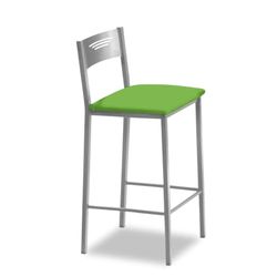 ASTIMESA Tabouret Haut de Cuisine 70 cm Similicuir Vert