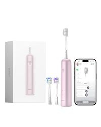 Laifen Wave Brosse à dents électrique, oscillation et vibration, pour adulte, avec 3 têtes de brosse, IPX7, étanche, magnétique, rechargeable, pour voyage, en aluminium rose