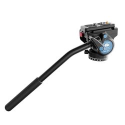 SIRUI AM-5V Fluid video met platte basis, draagvermogen: 3 kg, 360 graden, compatibel met Arca Swiss