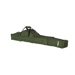 Mitchell GT Pro Draagbare zeildoektas voor hengel en rollenspellen, organizer voor visaccessoires, groene draagtas voor het opbergen van hengel en rol