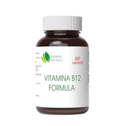 Cianocobalamina e Metilcobalamina - Vitamina B12 Formula - 500 Mini Compresse - Contro la Stanchezza e l' Affaticamento, per le Difese Immunitarie