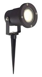 BRILLIANT lampada Janko LED picchetto esterno da terra 32cm nero | 1x LED-PAR51, GU10, lampada con riflettore LED da 3W inclusa, 250lm, 3000K | Classe di protezione IP: 44 - resistente agli schiz