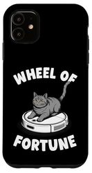Wheel Of Fortune Cat Joke Robot Vacuum Cleaner Cat Case for iPhone 11