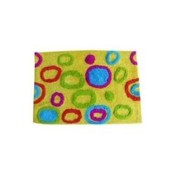 MSV tapijt, katoen, 40 x 60 cm, rond, geel