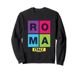 Awesome Rome Italy Fashion Style, Roma Italia Illustration Felpa