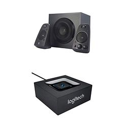 Logitech Adattatore Audio, Bluetooth, Nero + Logitech Z-623 Altoparlanti 2.1, 200 Watt, Nero