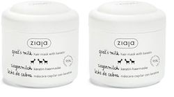 Ziaja Leche De Cabra Mascarilla Para El Cabello 200 Ml (Confezione da 2)