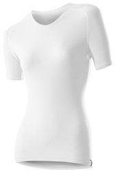 Löffler - Camiseta de Acampada y Senderismo para Mujer, tamaño 44, Color Blanco